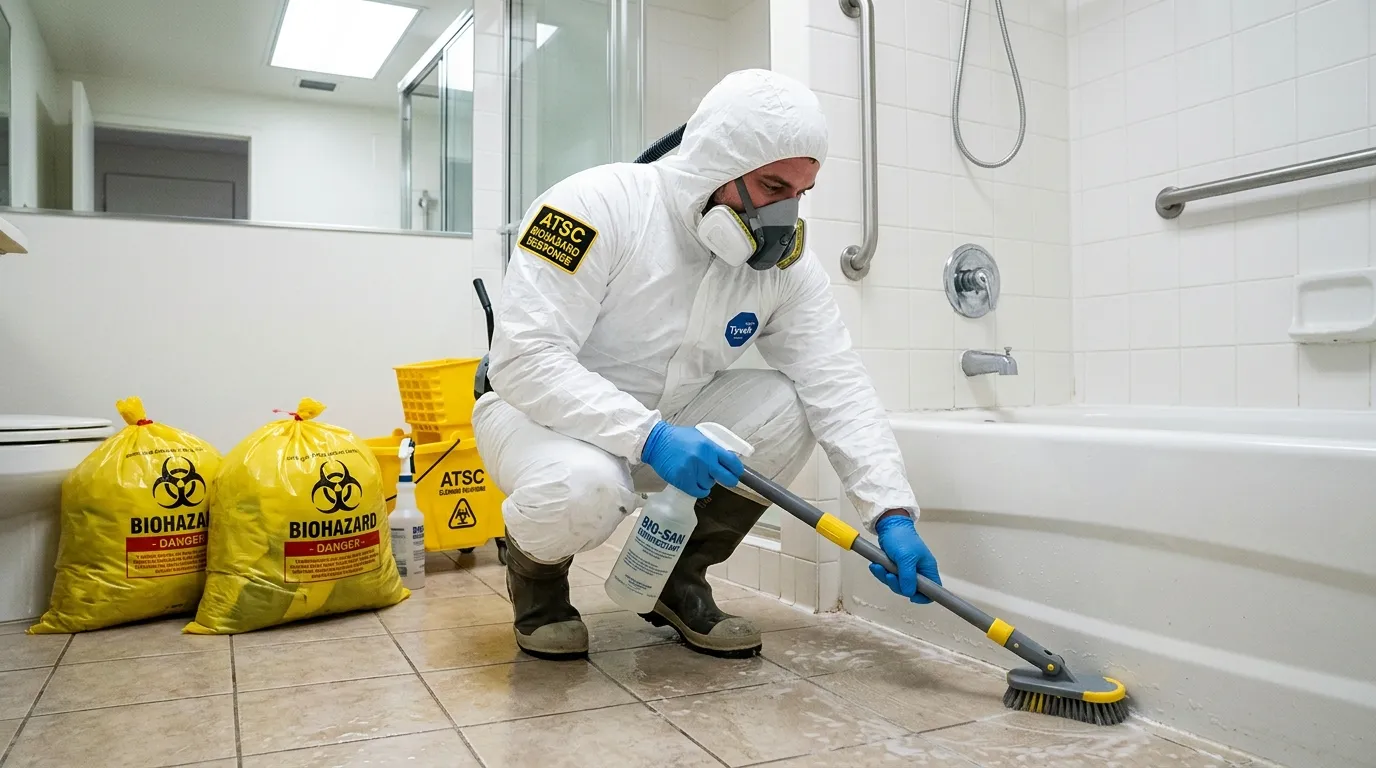 Decontamination equipment deployed for Blood Cleanup in Tinton Falls